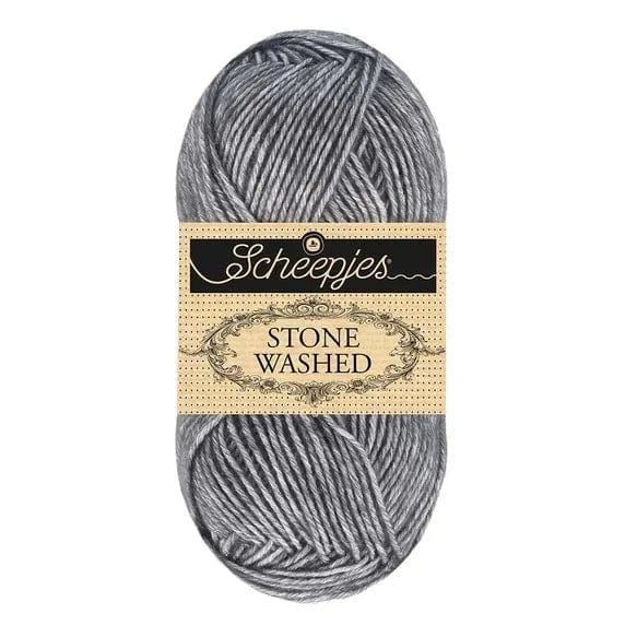 Scheepjes Stone Washed - BONIFAKTUR - 852 Graphite - Scheepjes Stone Washed