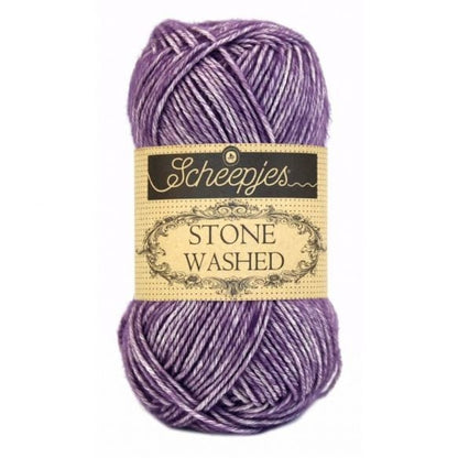 Scheepjes Stone Washed - BONIFAKTUR - 811 Deep Amethyst - Scheepjes Stone Washed - BONIFAKTUR