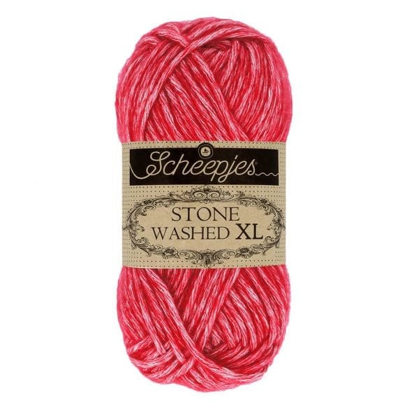 Scheepjes Stone Washed XL - BONIFAKTUR - 847 Red Jasper - Scheepjes Stone Washed XL - BONIFAKTUR